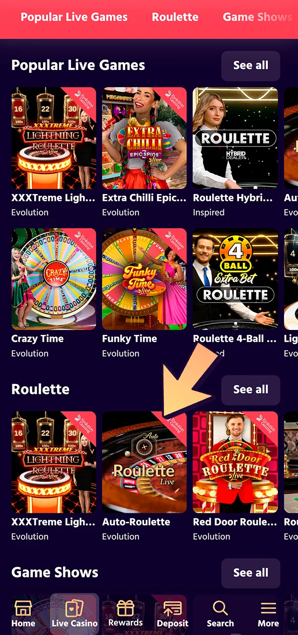 Start betting at tables on the Big Boost site.