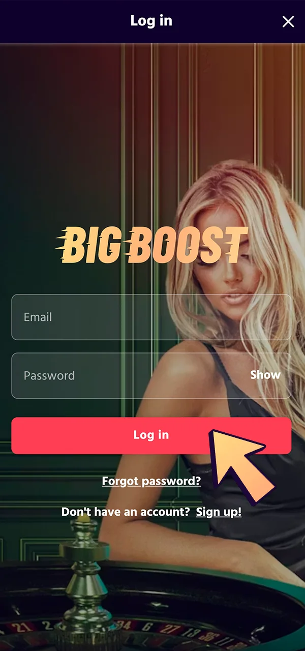 Access your profile on the Big Boost site now.